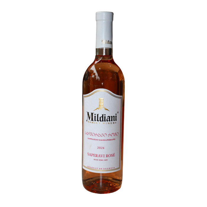 Mildiani Saperavi Rosé semi-dry 2024